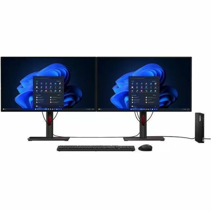 Lenovo - Ordinateur de bureau ThinkCentre M70q Gen 5 12TD001LCA - Intel Core i3 14e g&eacute;n&eacute;ration - 16 Go - 512 G...