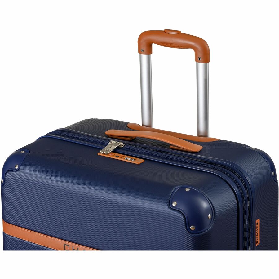 Navy 2-piece travel luggage set with carry-on and large check-in bag for modern trips — alternate view 11