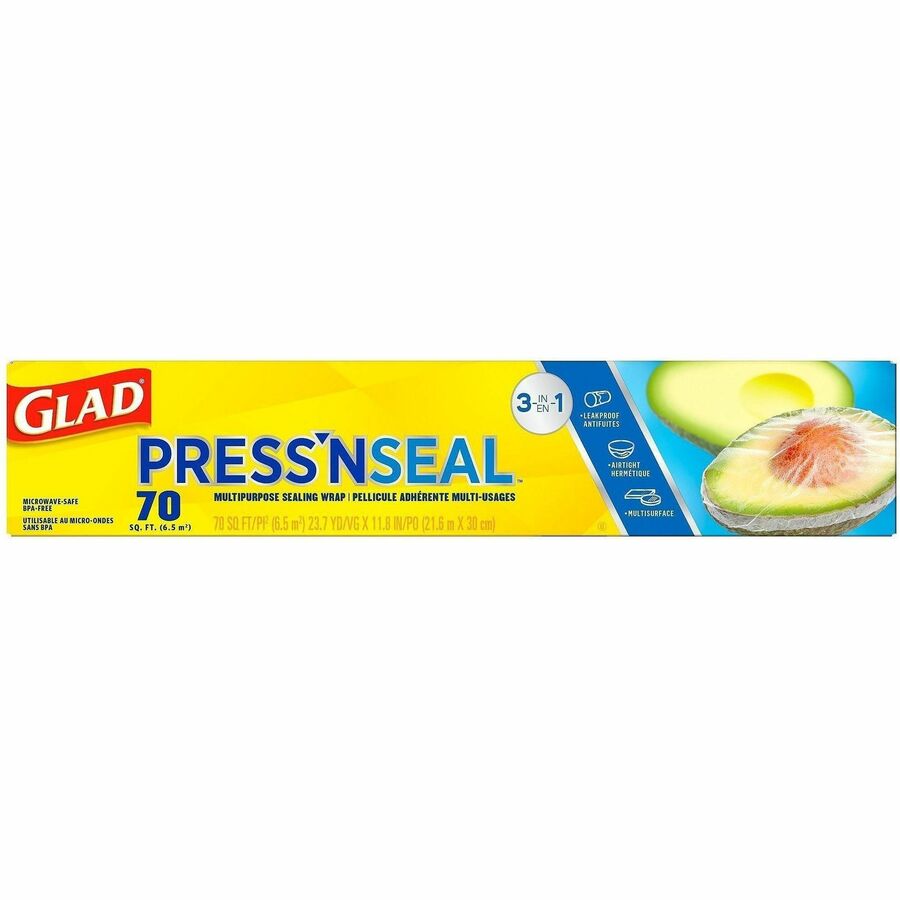 Glad 70 Square Foot Press'n Seal Food Plastic Wrap