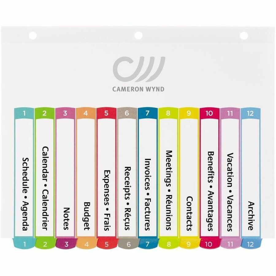 Avery Ready Index&reg; Customizable Table of Contents Dividers 12 Tabs, for Laser and Inkjet Printers