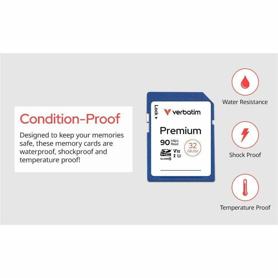 Verbatim - SDXC Premium 128 Go Classe 10/UHS-I (U1) - 1 chaque