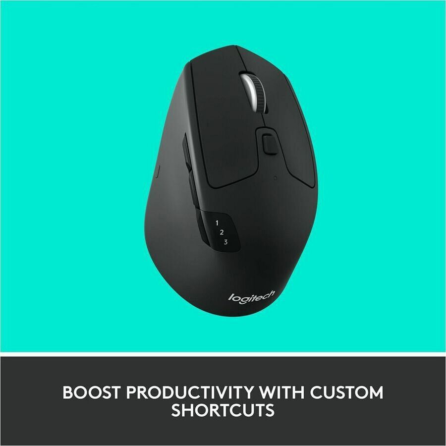 Logitech - Triathlon M720 - souris - Bluetooth, 2.4 GHz