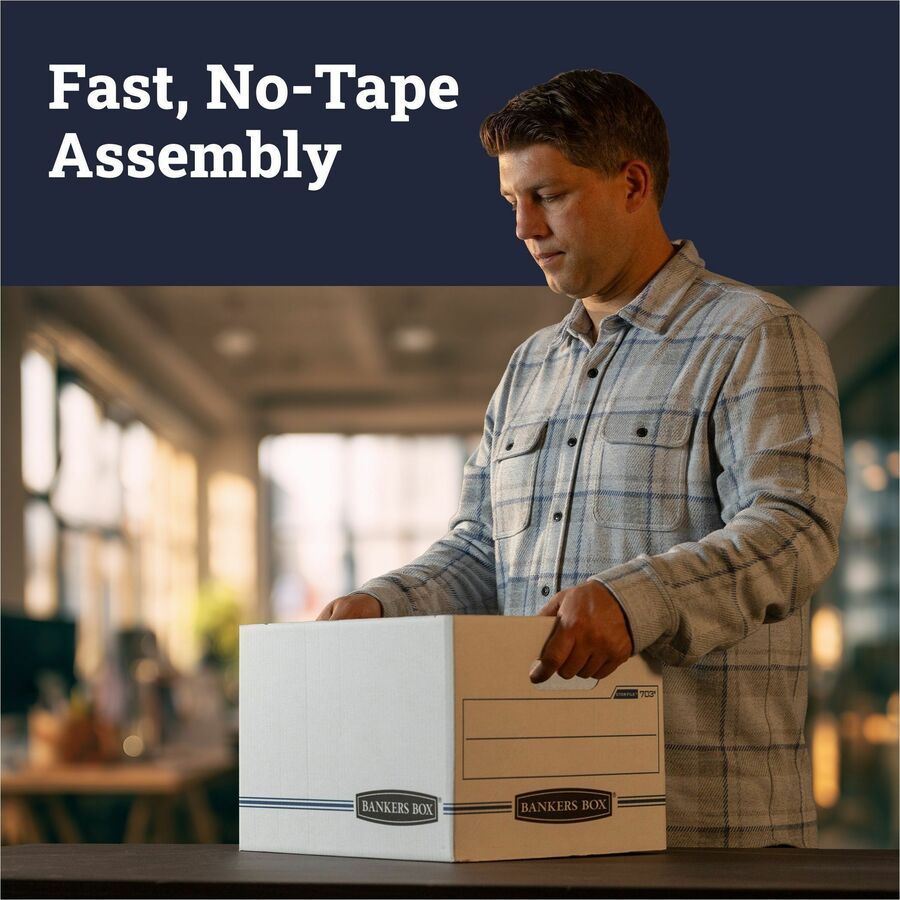 Bankers Box STOR/FILE Storage Box - Internal Dimensions: 12" Width x 15 ...