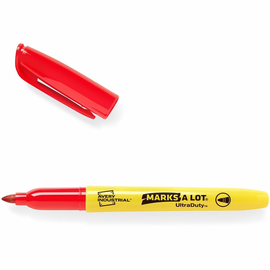 Avery UltraDuty Markers, Bullet Tip, 4 Assorted Markers (29848)