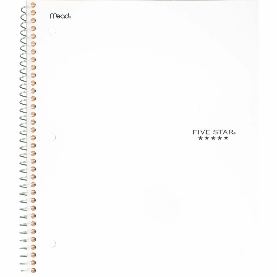 Five Star - Five Star&reg; Cahier à 2 sujets, 11 po x 10,35 po