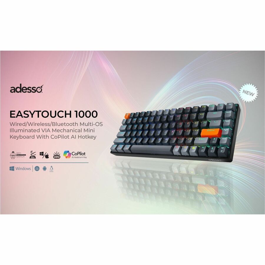 ADESSO WIRED/WIRELESS/BLUETOOTH MULTI-OS