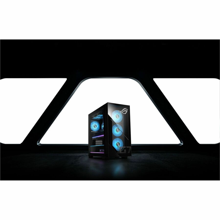 Asus ROG GM700 GM700TZ-PB564 Gaming Desktop Computer - AMD Ryzen 5 8400F - 16 GB - 1 TB PCI Express NVMe 4.0 SSD - Black — Alternate-Image12 image 2