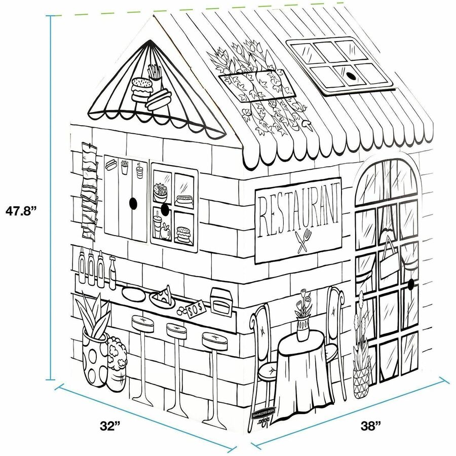Bankers Box - Maison de jeu friandises - At Play, paquet de 1