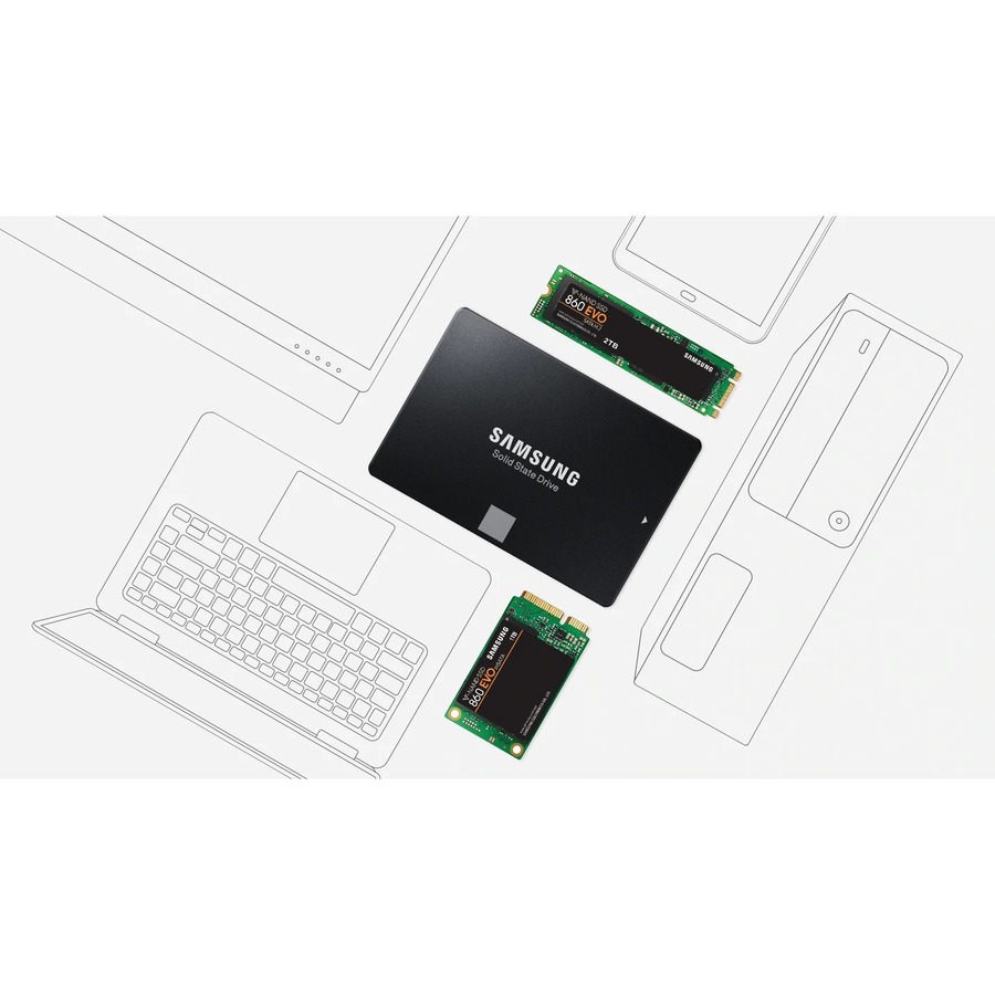 SAMSUNG - SOURCING KIT SAMSUNG 860 EVO 250GB SATA 6GBPS 2.5INCH INTERNAL SOLID STATE — alternate view 13