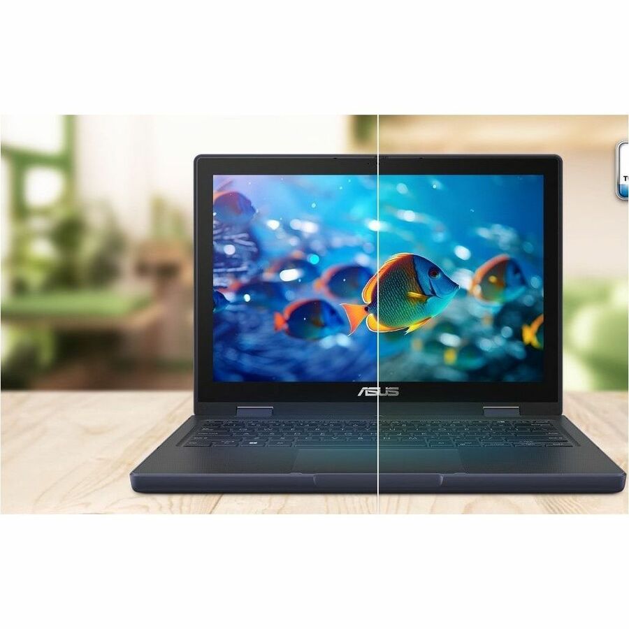 ASUS BR1204FGA 12.2-inch 2-in-1 notebook with WUXGA touchscreen and mineral grey finish — alternate view 13