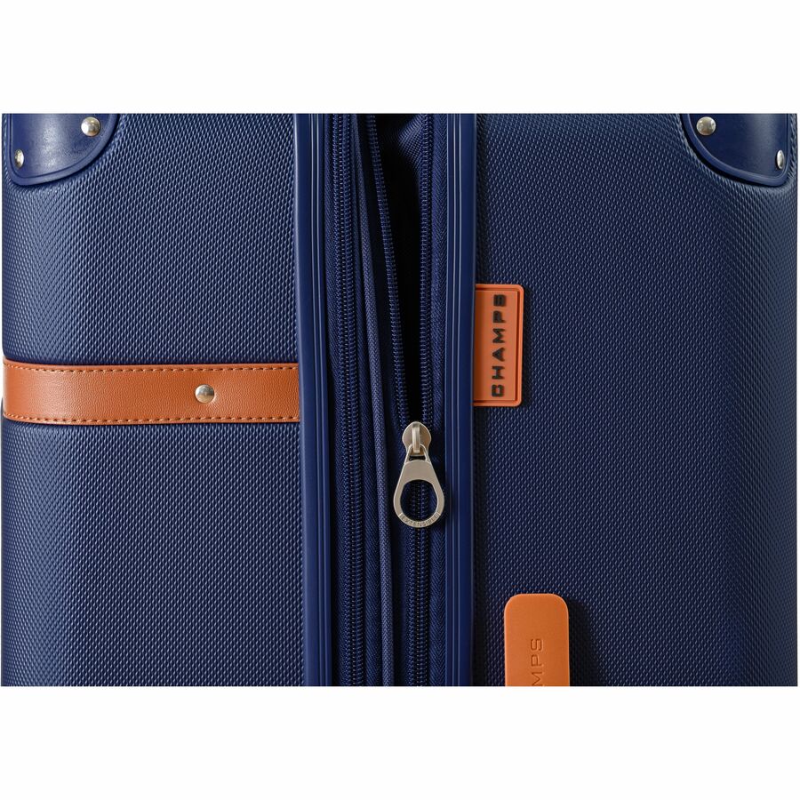 Navy 2-piece travel luggage set with carry-on and large check-in bag for modern trips — alternate view 13