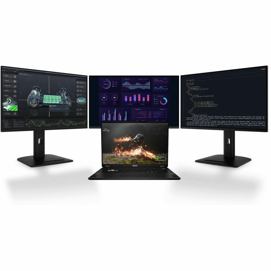 MSI Stealth 18 HX AI 18” 120Hz UHD+ Gaming Laptop: Intel Ultra 9-275HX, NVIDIA Geforce RTX 5090, 64GB DDR5, 2TB NVMe SSD, Wi-Fi 7, Win 11 Pro: A2XWJG-035US - Thumbnail 3