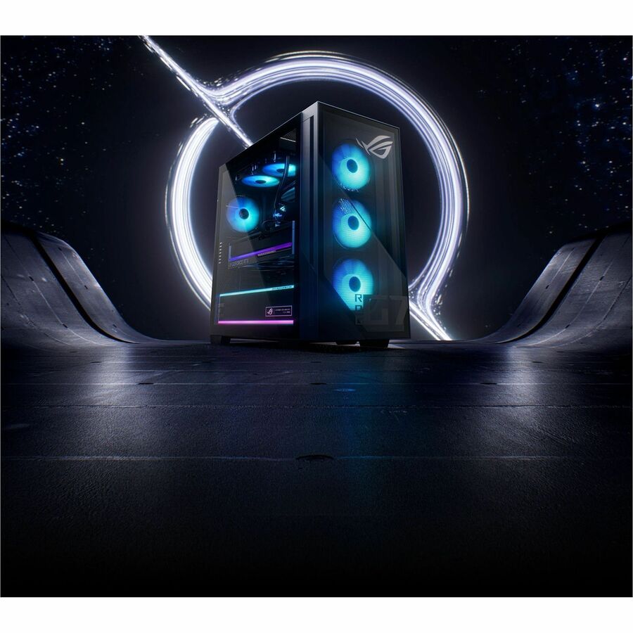 Asus ROG GM700 GM700TZ-PB564 Gaming Desktop Computer - AMD Ryzen 5 8400F - 16 GB - 1 TB PCI Express NVMe 4.0 SSD - Black — Alternate-Image13 image 3