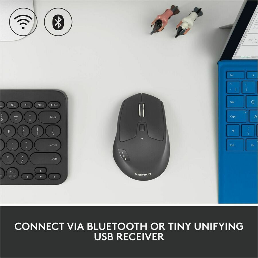 Logitech - Triathlon M720 - souris - Bluetooth, 2.4 GHz