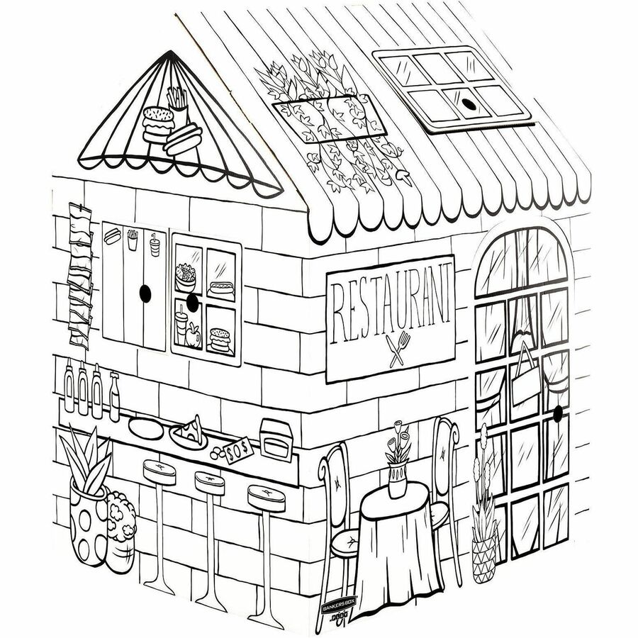 Bankers Box - Maison de jeu friandises - At Play, paquet de 1