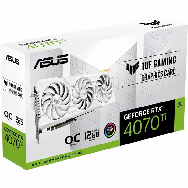 ASUS TUF Gaming GeForce RTX 4070 Ti OC White Edition