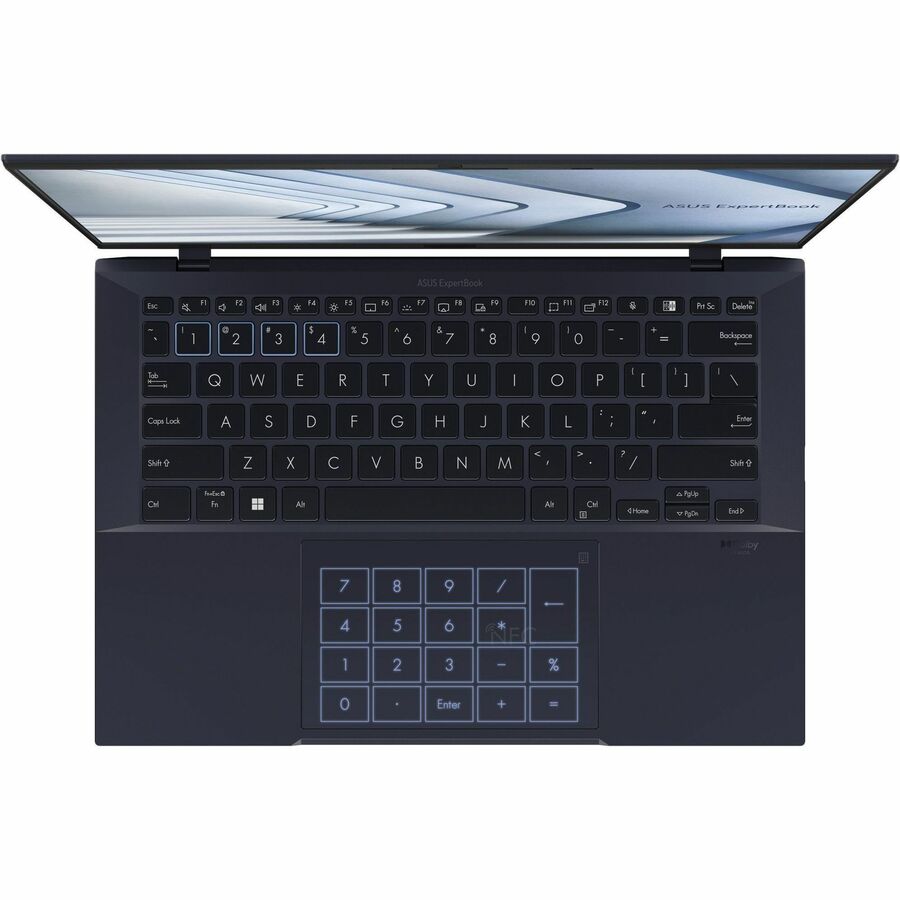 ASUS ExpertBook B9403CVA-XVE74 black 14-inch business laptop with WQXGA+ non-touch display — alternate view 14