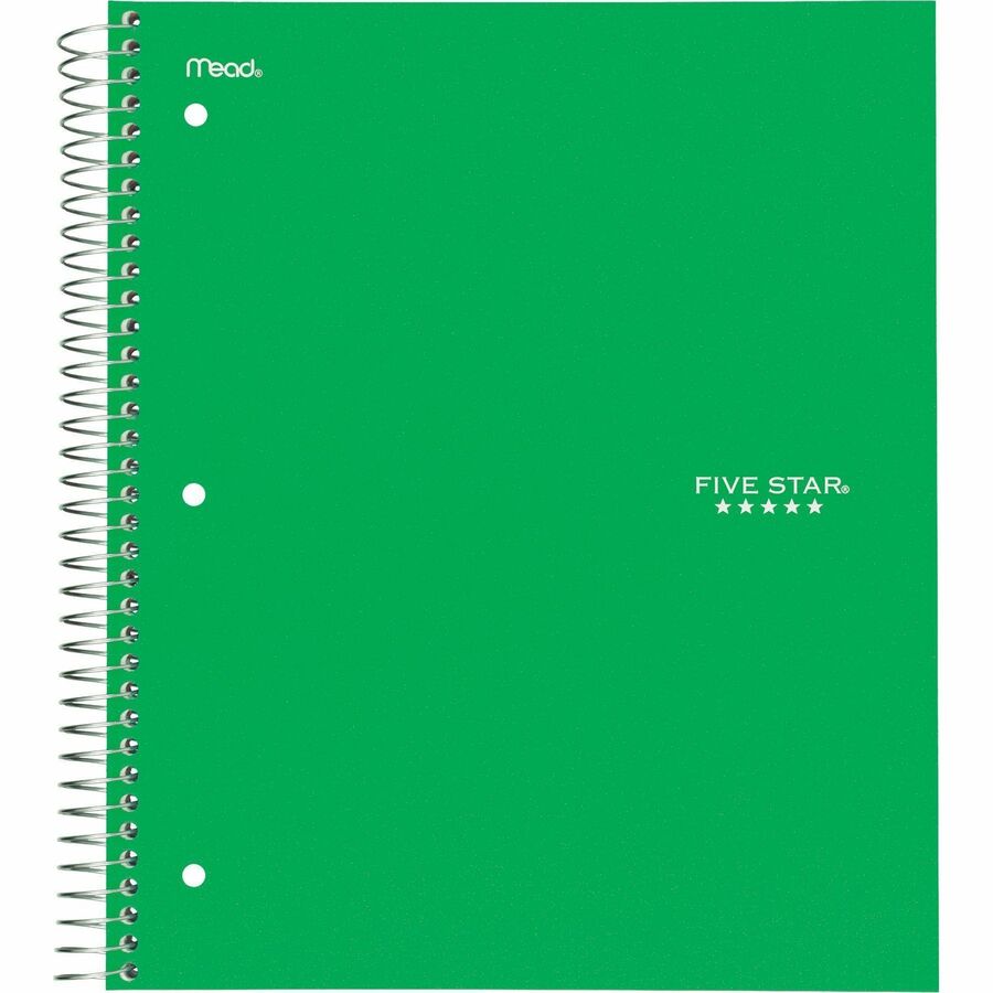 Five Star - Five Star&reg; Cahier à 2 sujets, 11 po x 10,35 po