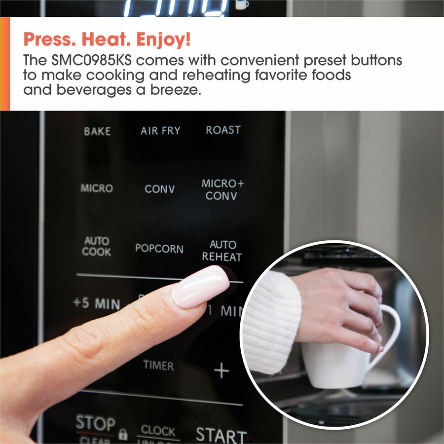 Sharp - Four &#224; micro-ondes SMC0985KSC