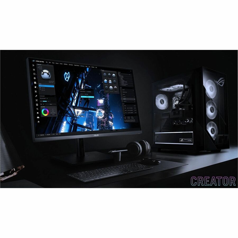 Asus ROG GM700 GM700TZ-PB564 Gaming Desktop Computer - AMD Ryzen 5 8400F - 16 GB - 1 TB PCI Express NVMe 4.0 SSD - Black — Alternate-Image14 image 1