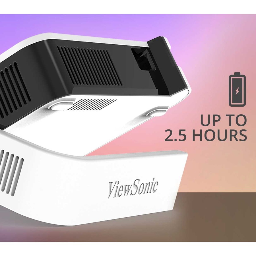 ViewSonic M1 mini  Lamp Free Pocket Cinema Projector with JBL Speakers and  Colorful Top Plates 