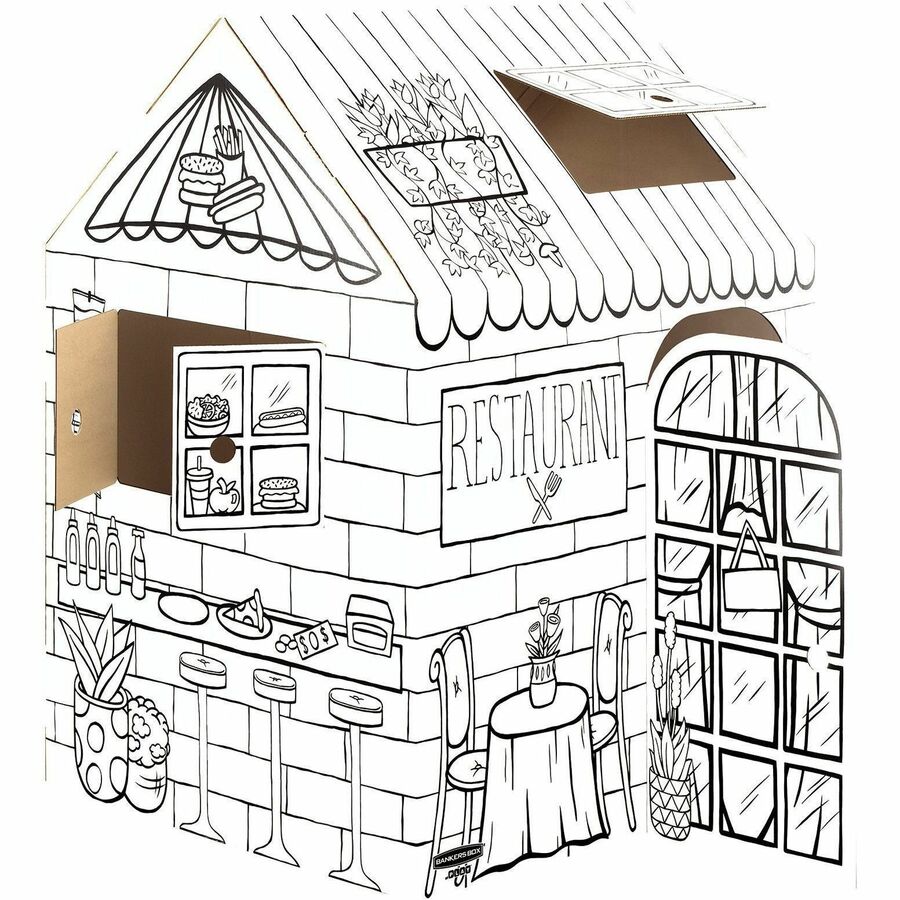 Bankers Box - Maison de jeu friandises - At Play, paquet de 1