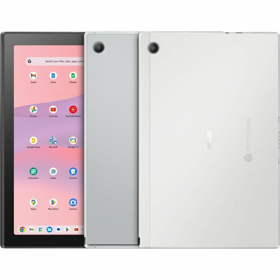 ASUS Chromebook Detachable in silver with 10.5-inch touchscreen and detachable keyboard — alternate view 15