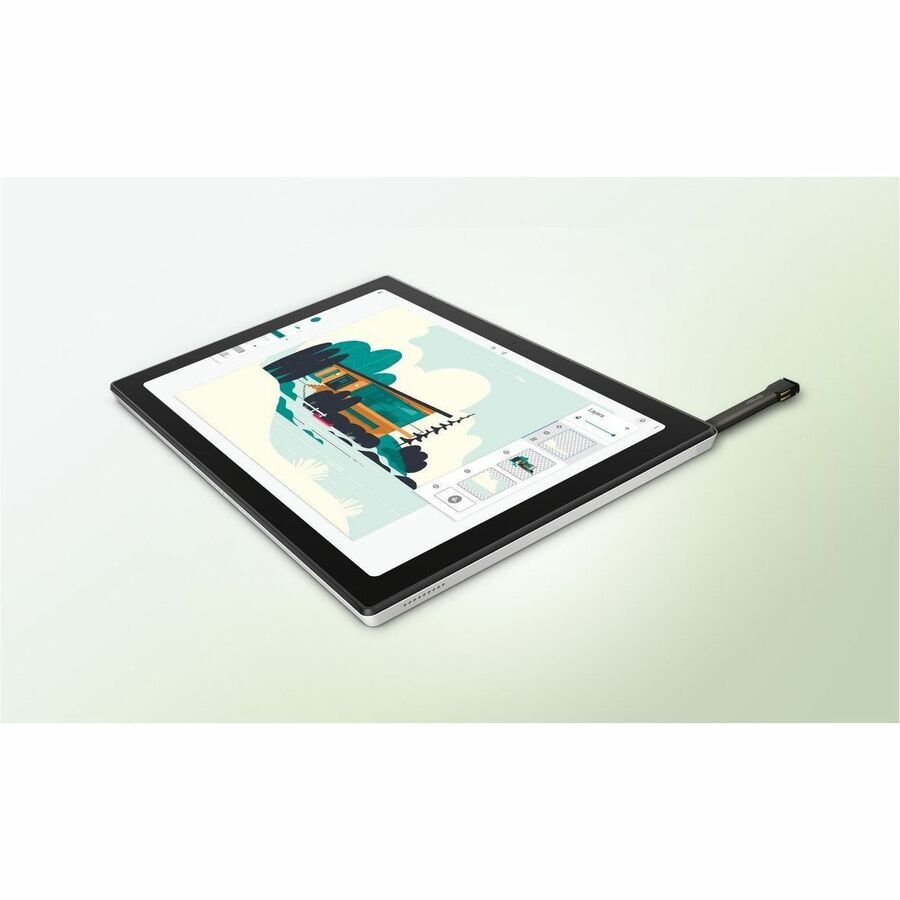 ASUS Chromebook Enterprise Detachable with 10.51-inch touchscreen, silver chassis, and 4G connectivity — alternate view 15