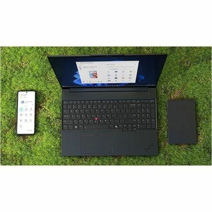 Lenovo ThinkPad E16 Gen 3 21SR0035US 16" Notebook - WUXGA - 60 Hz - Intel Core Ultra 5 225U - 16 GB - 256 GB SSD - English Keyboard - Black