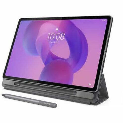 Lenovo - Tablette Idea Tab Plus TB361FU - 12,1 po 2.5K - MediaTek Dimensity 6400 (6 nm) Octa-core (8 c&oelig;urs) - 8 Go - 128 Go Stockage - Android 15 - Gris luna