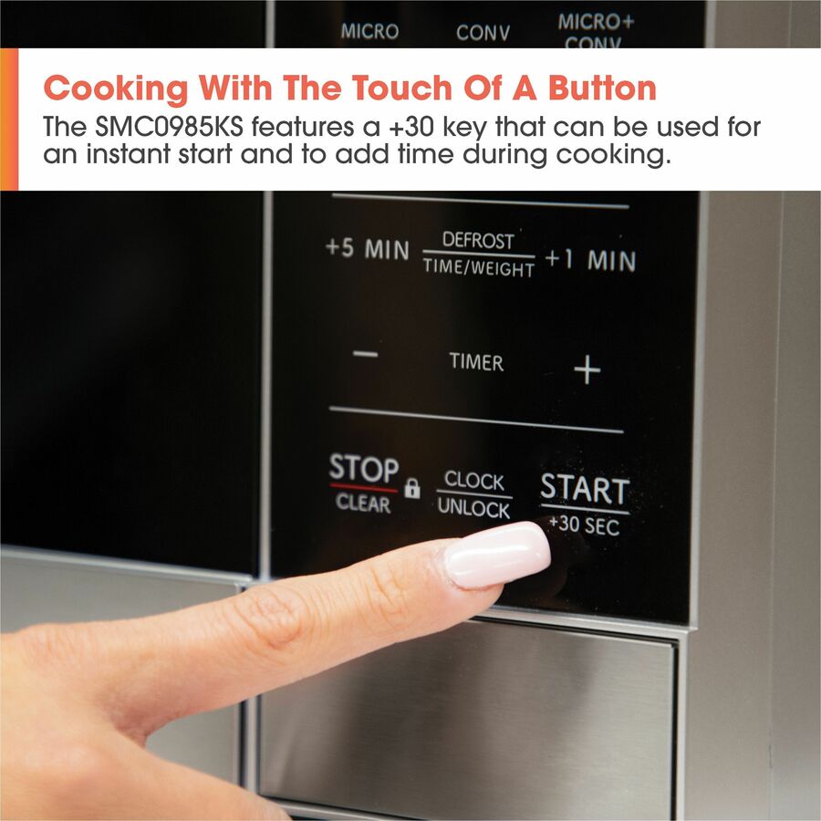 Sharp - Four &#224; micro-ondes SMC0985KSC