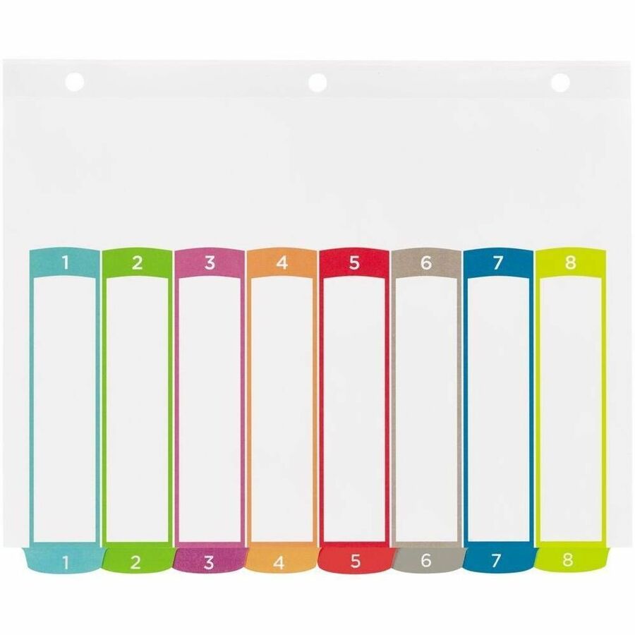 Avery Ready Index&reg; Customizable Table of Contents Dividers 8 Tabs, for Laser and Inkjet Printers