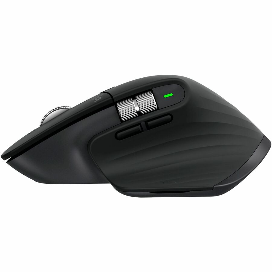 Souris MX MASTER 3S - Bluetooth/Radio fr&eacute;quence - USB - Darkfield - 7 Bouton(s) - Noir - 1 chaque Logitech