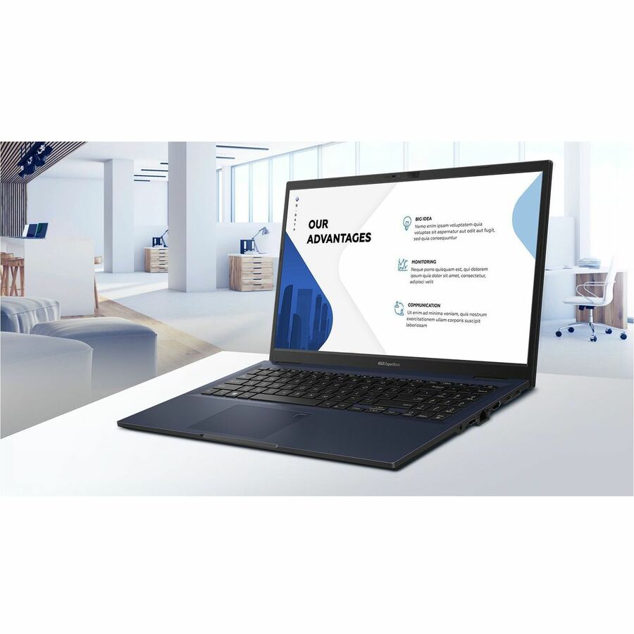 Ordinateur Portable ExpertBook B1 B1502 B1502CGA-P31-CB 15,6 po (396,24 mm) - (Intel Core i3 i3-N305) - 8 Go - 256 Go SSD - Noir Asus