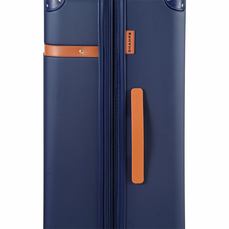 Navy 2-piece travel luggage set with carry-on and large check-in bag for modern trips — alternate view 16