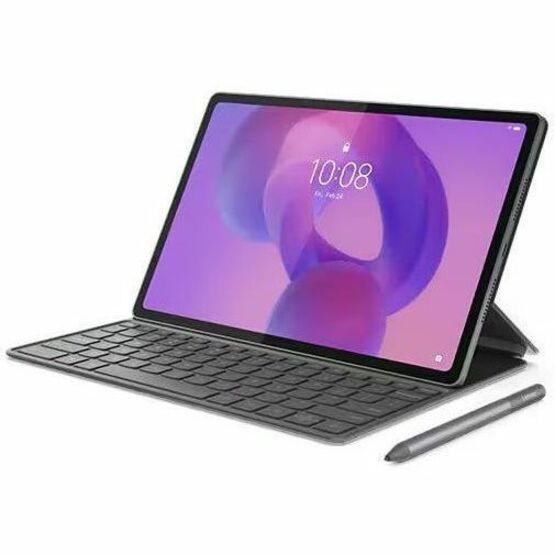 Lenovo - Tablette Idea Tab Plus TB361FU - 12,1 po 2.5K - MediaTek Dimensity 6400 (6 nm) Octa-core (8 c&oelig;urs) - 8 Go - 128 Go Stockage - Android 15 - Gris luna