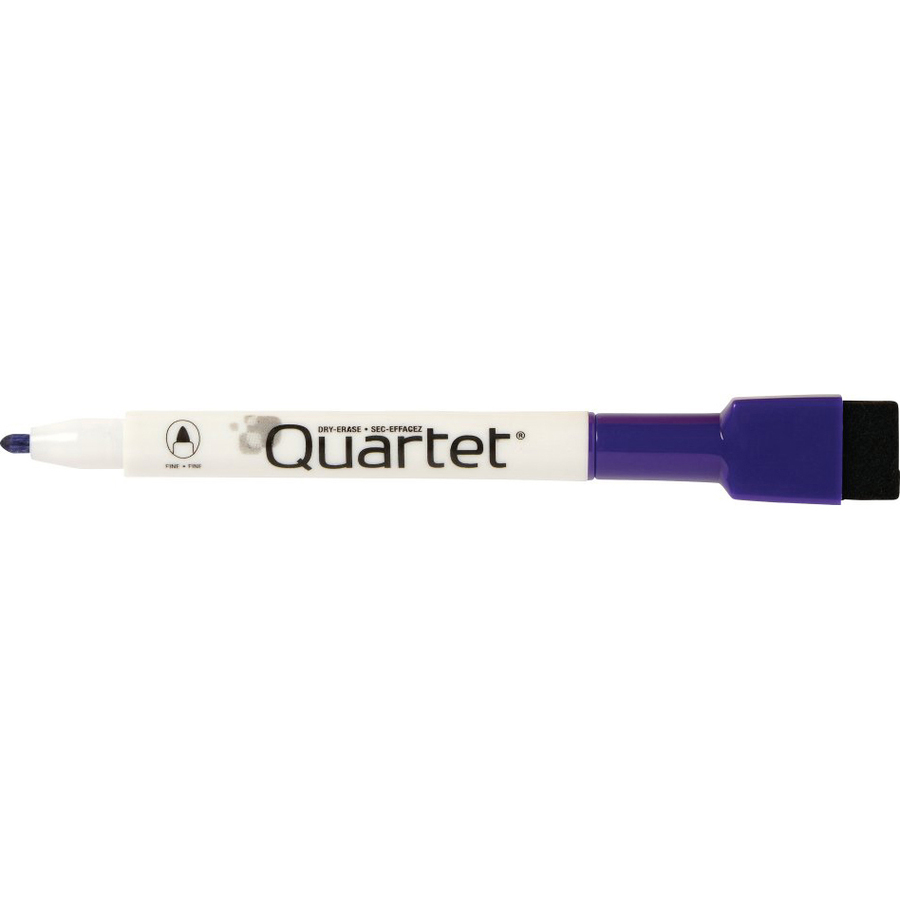 Quartet Premium Glass Board Dry Erase Marker, Fine Bullet Tip, Assorted Colors, 4/Pack