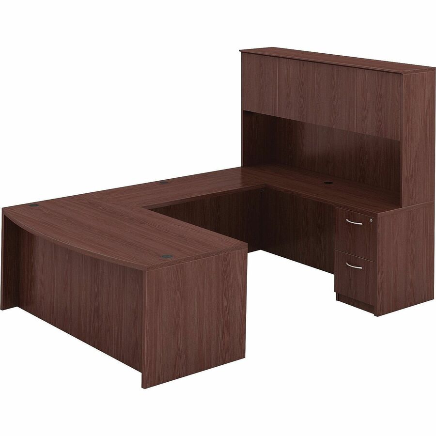 Lorell - Coque de bureau rectangulaire de la s&eacute;rie Essentials