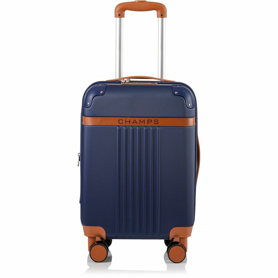 Navy 2-piece travel luggage set with carry-on and large check-in bag for modern trips — alternate view 17