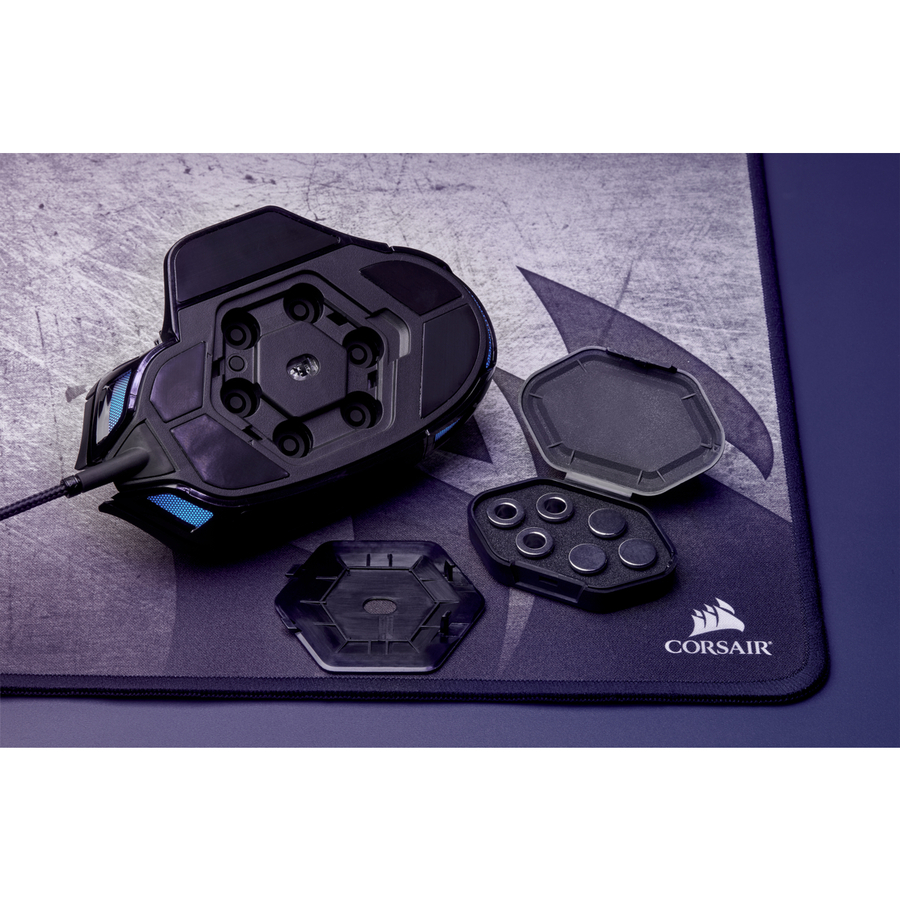 CORSAIR NIGHTSWORD RGB GAMING MOUSE, BACKLIT RGB LED, OPTICAL, (CH-9306011-NA) — alternate view 18