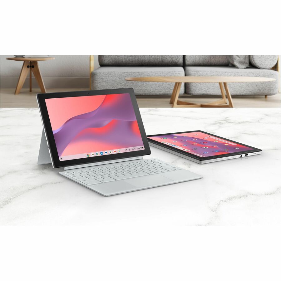 ASUS Chromebook Detachable in silver with 10.5-inch touchscreen and detachable keyboard — alternate view 18