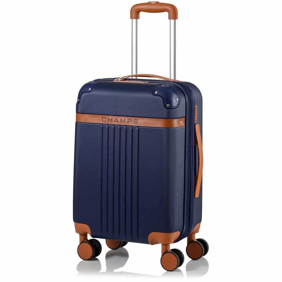 Navy 2-piece travel luggage set with carry-on and large check-in bag for modern trips — alternate view 18
