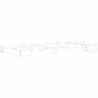 Lorell - Cabinet de fichiers fixes boîte/fichier de la s&eacute;rie Essentials