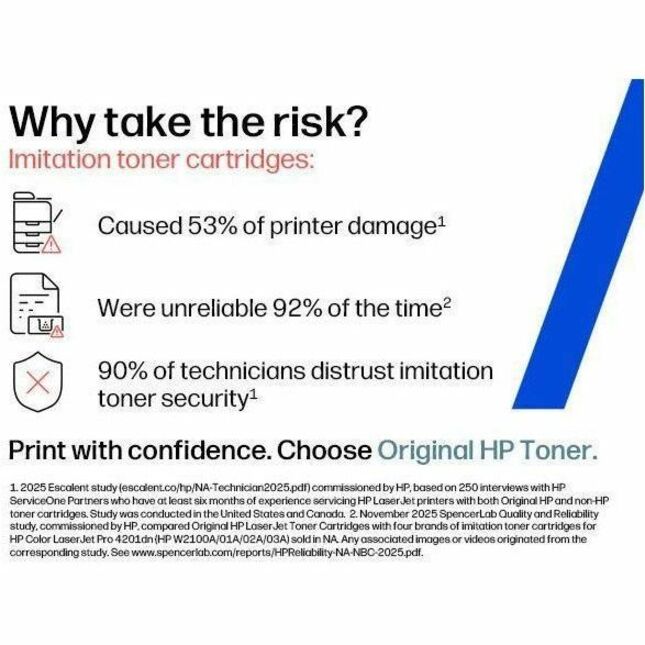 HP - Cartouche toner 414A (W2022A) D'origine Laser - Jaune - 1 chaque