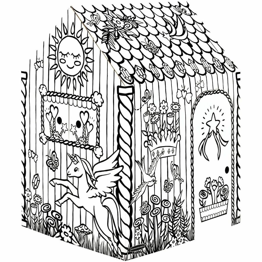 Bankers Box At Play Unicorn Playhouse, 1Pk
