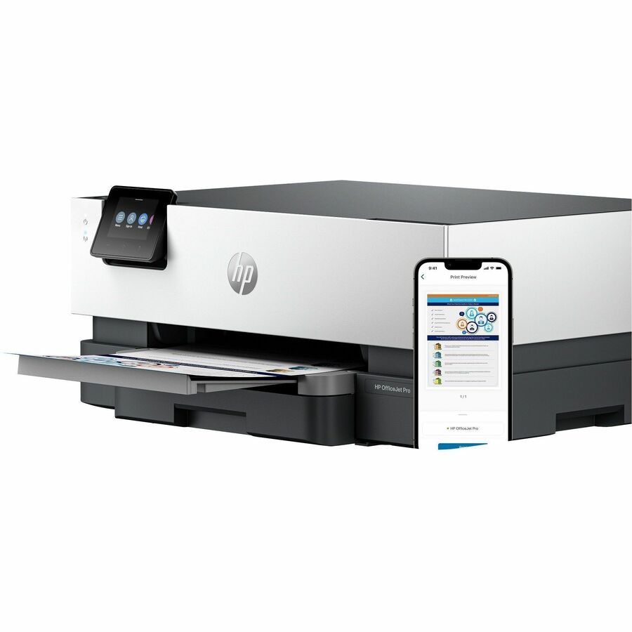 HP Officejet Pro 9110b Desktop Wireless Inkjet Printer - Color