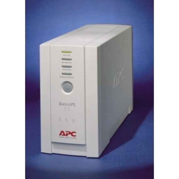 APC BACK-UPS CS 350VA - 350VA/210W - 4.7 Minute Full Load - 3 x IEC 320-C13, 1 x IEC 320-C13 - Battery/Surge-protected, 2