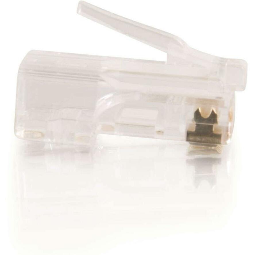 RJ45 Cat6 Modular Plug for Round Solid/Stranded Cable Multipack (TAA  Compliant) (10-Pack)