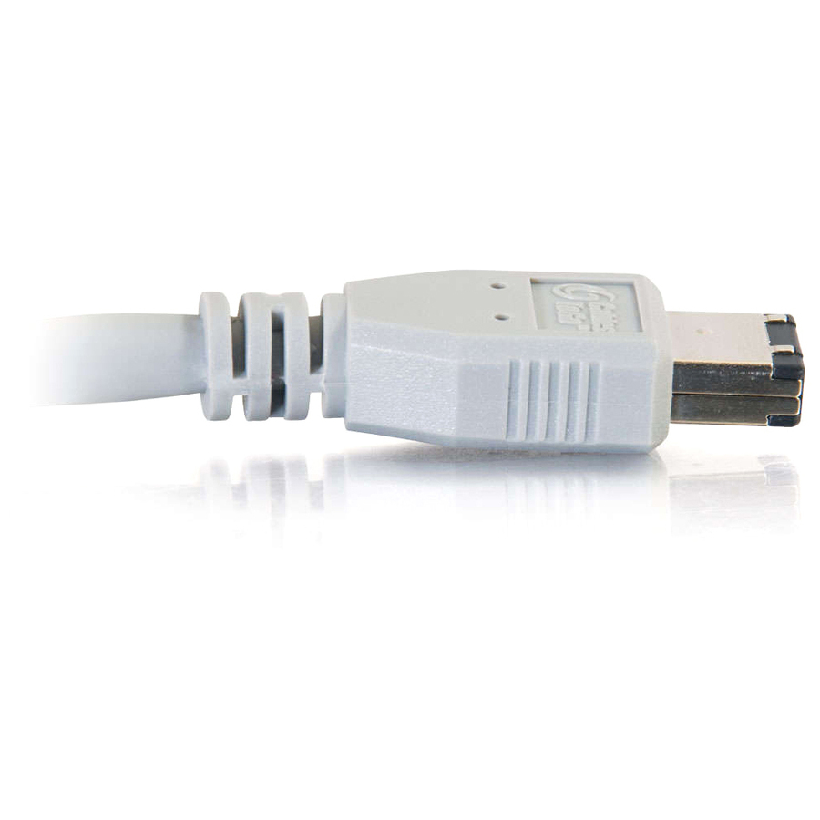 C2G FireWire Cable - Male FireWire - Male FireWire - 2m - Gray - Firewire Cables - CGO16991