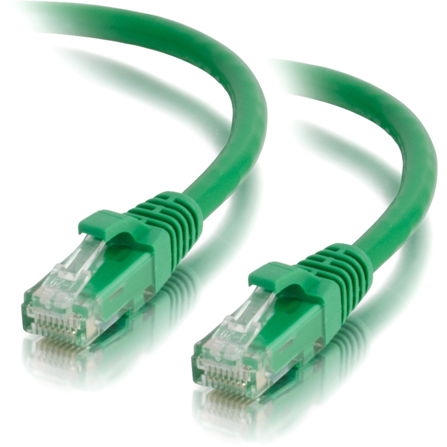 C2G-3ft Cat5e Snagless Unshielded (UTP) Network Patch Cable - Green